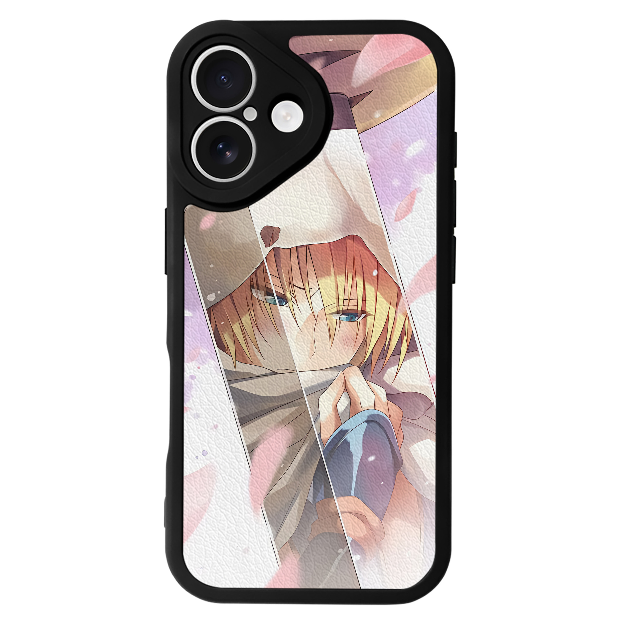 （画像用） 刀剣乱舞 Touken Ranbu 【iPhone 16シリーズ対応】シリコンスマホケース（レザー調） 材質：シリコン